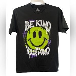 Smiley face graphic tee shirt
